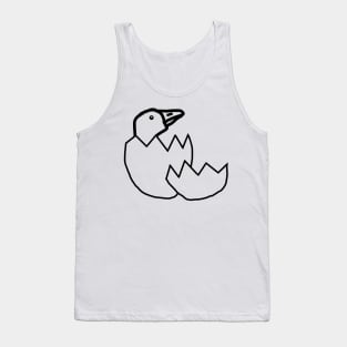 Baby Goose and his Egg Shell Minimal Tank Top